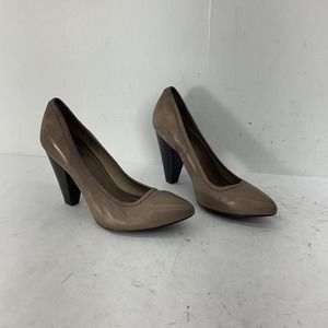 FRYE Regina Beige Leather Pump High Heel Shoes - Women's Size 8.5 M